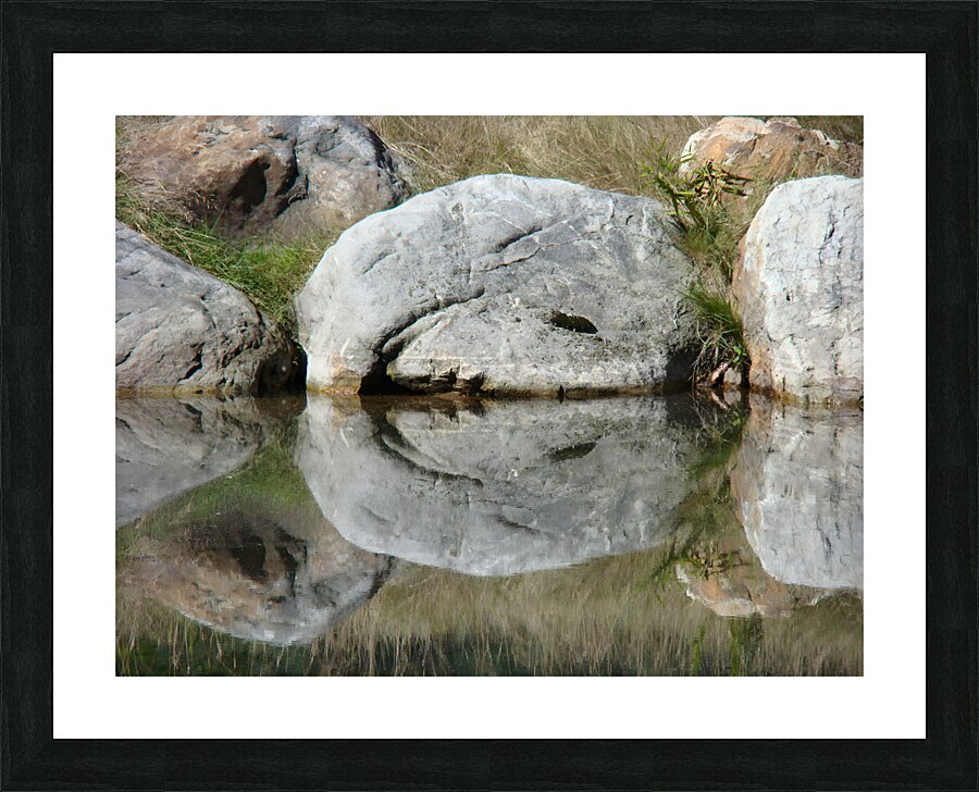Rock Smile Picture Frame print