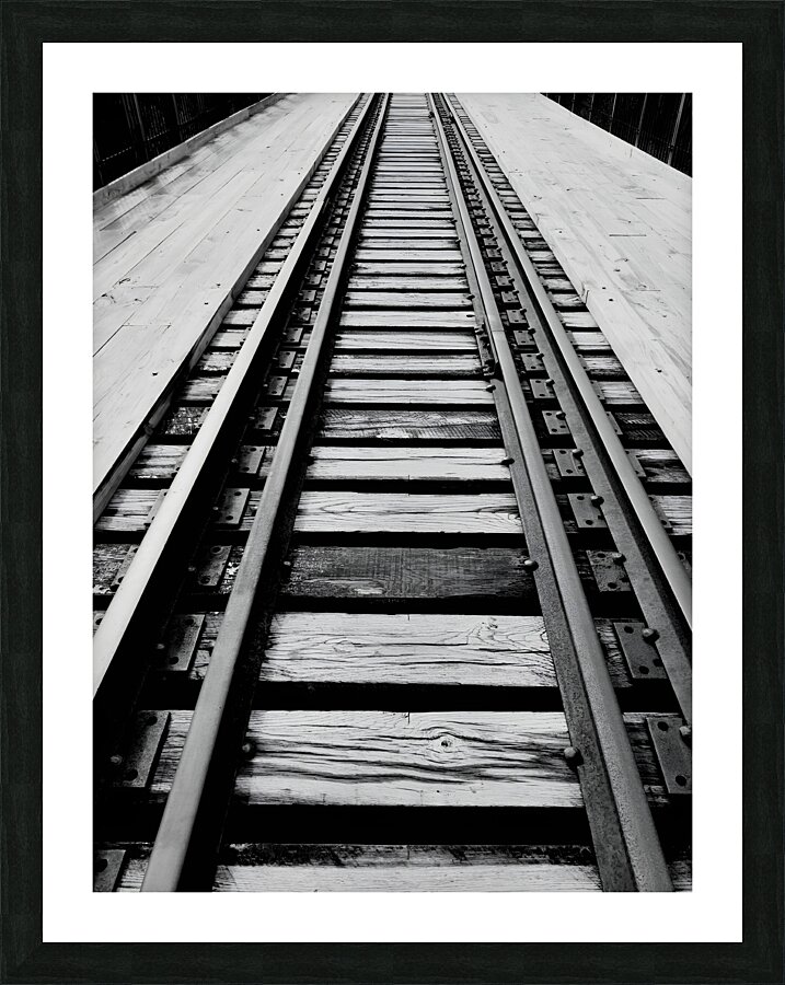 Railroad Tracks Picture Frame print