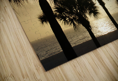 Palm Trees Silhouette Earthshine Emporium puzzle