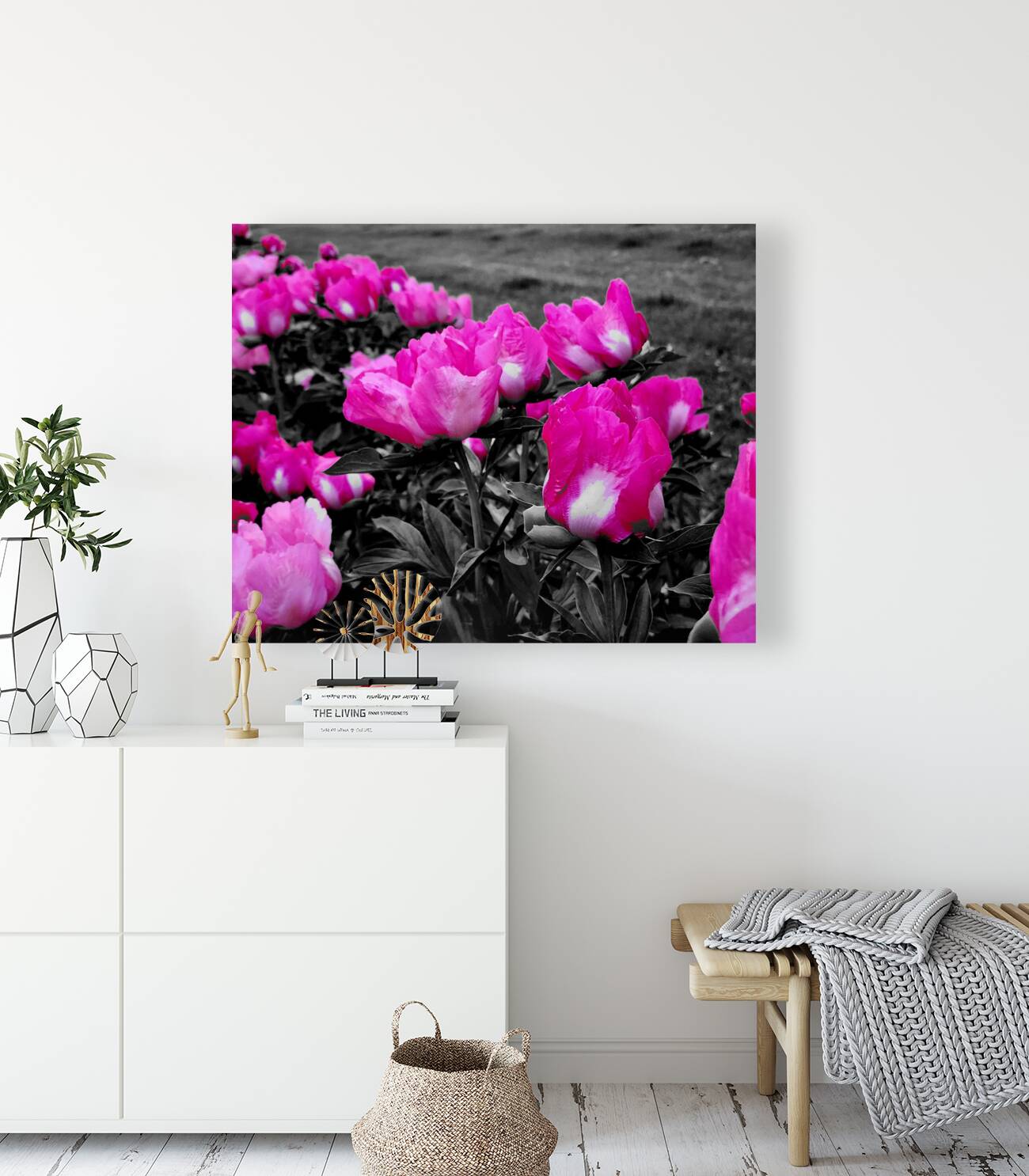 Pink Peonies Reproduction