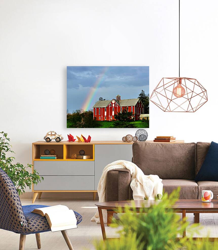 Rainbow & Barn Reproduction