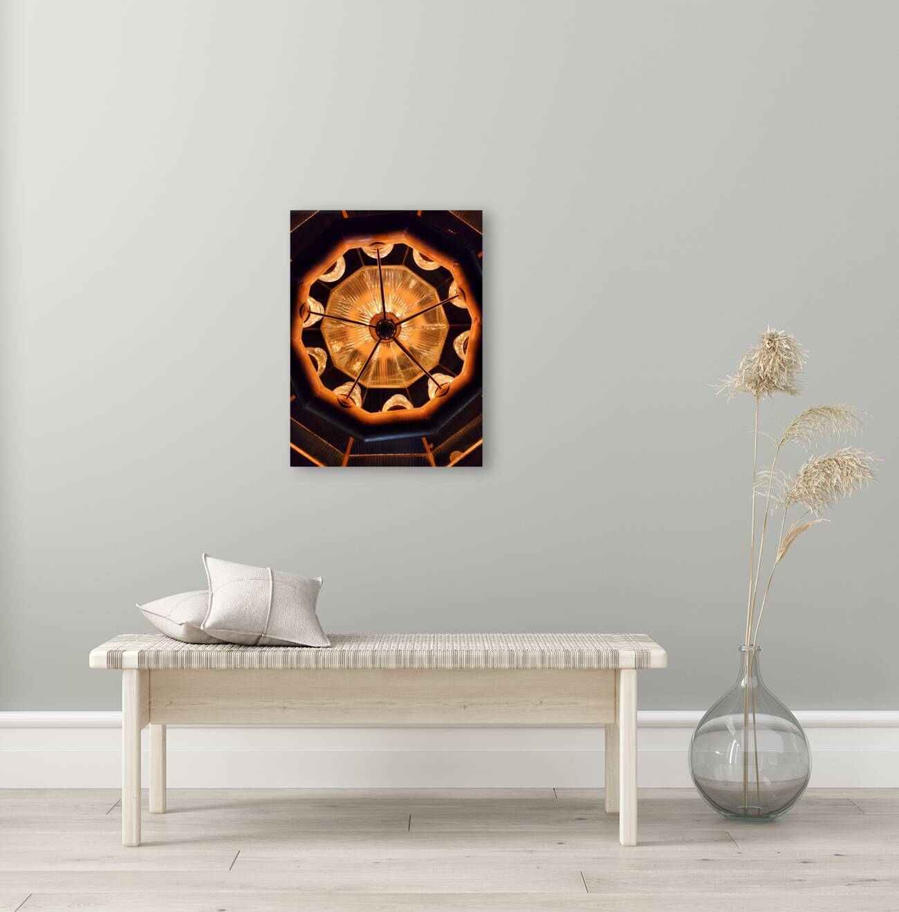 Old Shade Church Chandelier Reproduction