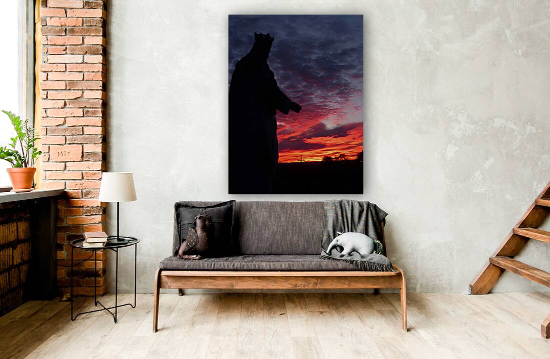 Statue n Sunset Reproduction