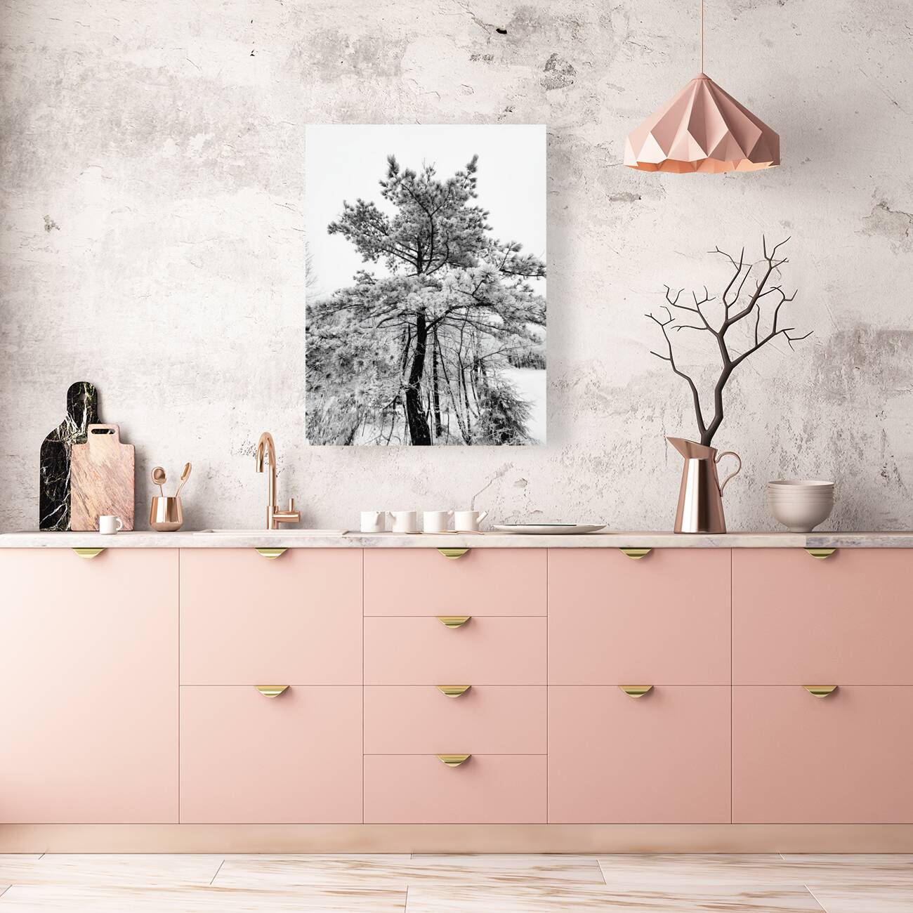 Snowy White Pine Reproduction