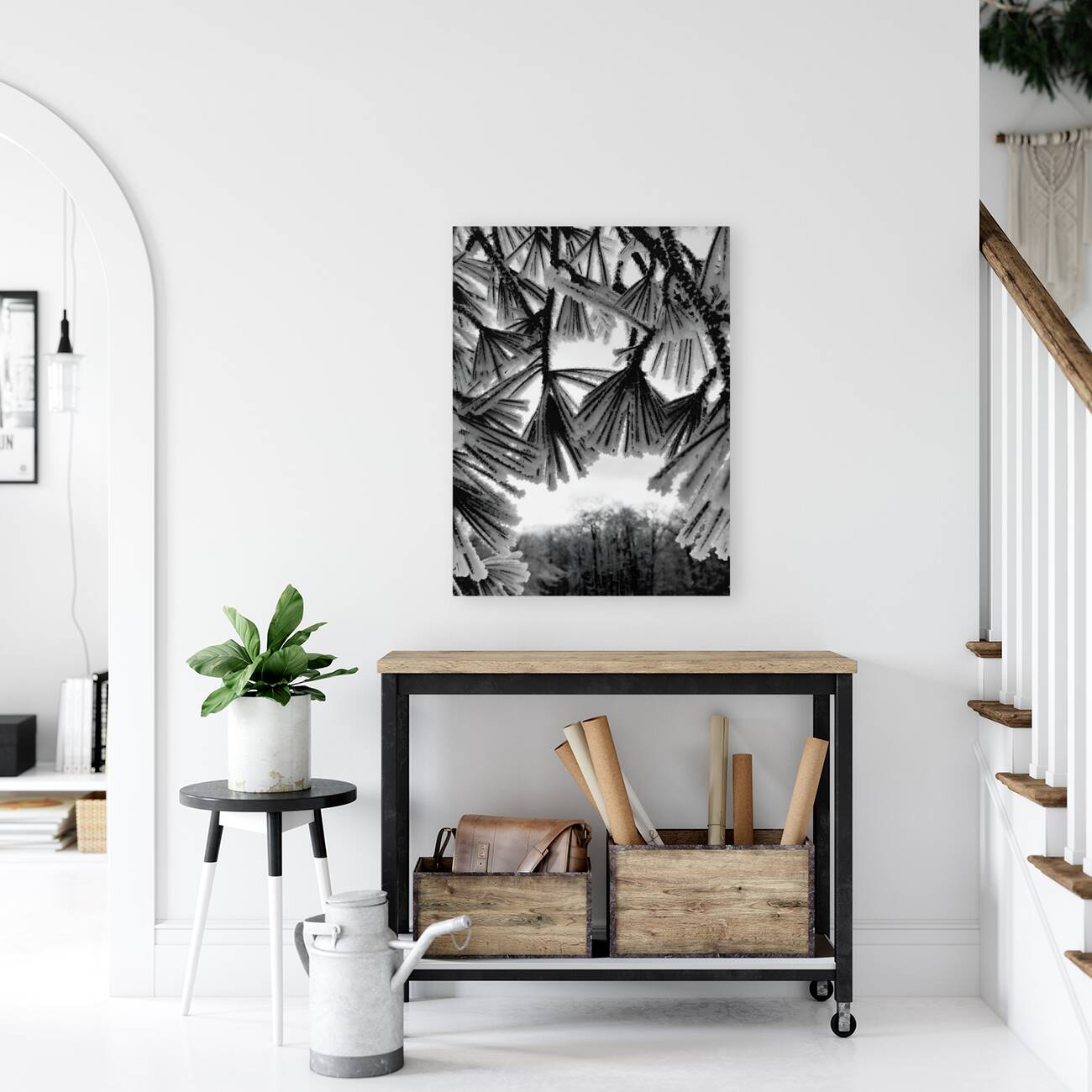 Snowy Conifer 1 Reproduction