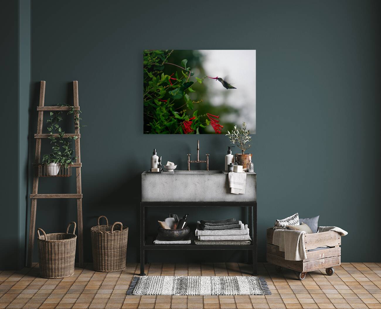 Nectaring Hummingbird Reproduction