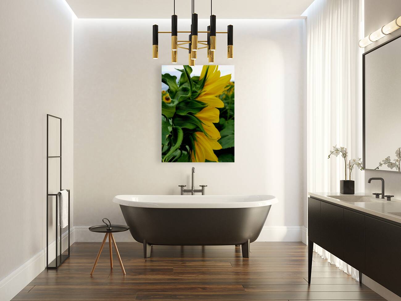 Sunflower Portrait Reproduction