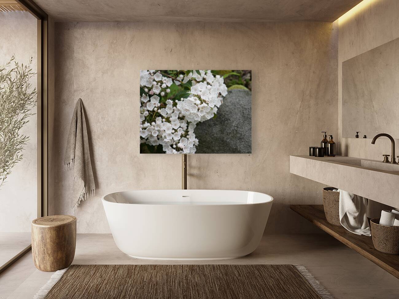 White Mountain Laurel Reproduction