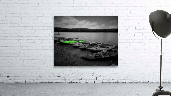Green Kayak Wall Preview