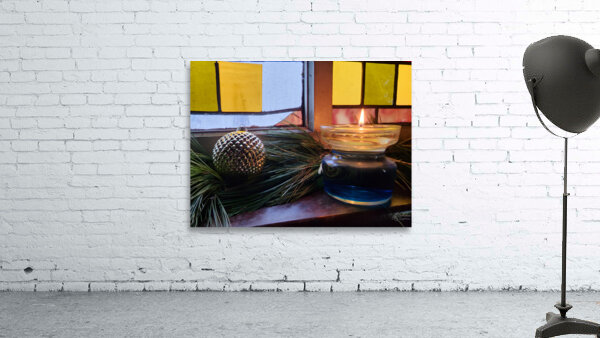 Old Shade Church Christmas Decor Wall Preview