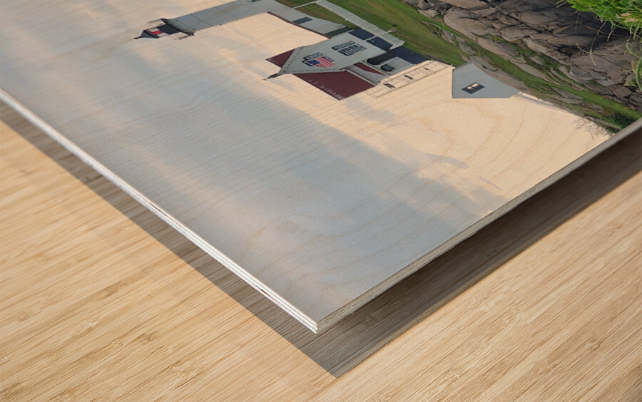 Lighthouse Wood print