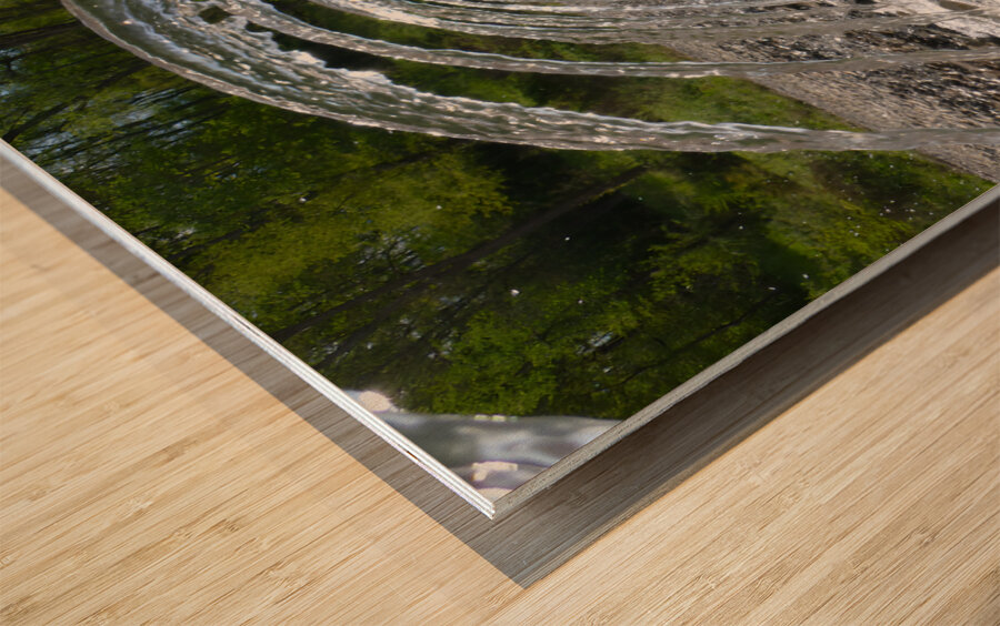 Big Run Water Arches Wood print