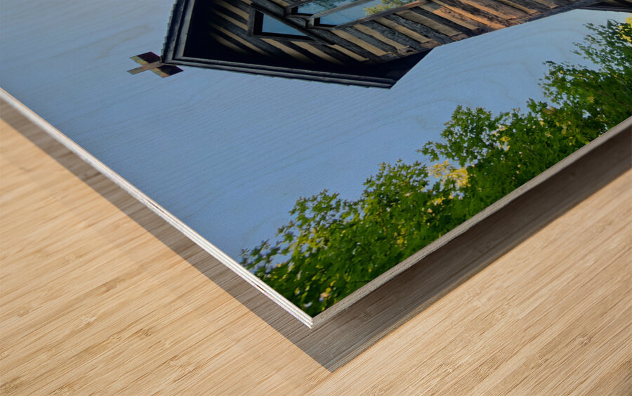 Rustic Church Wood print