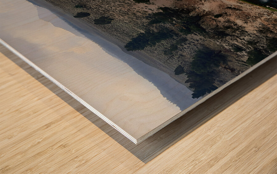 Hot Creek Logic Wood print