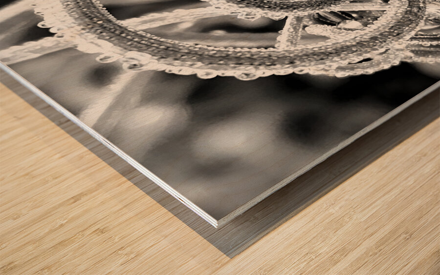 Natural Curl Wood print