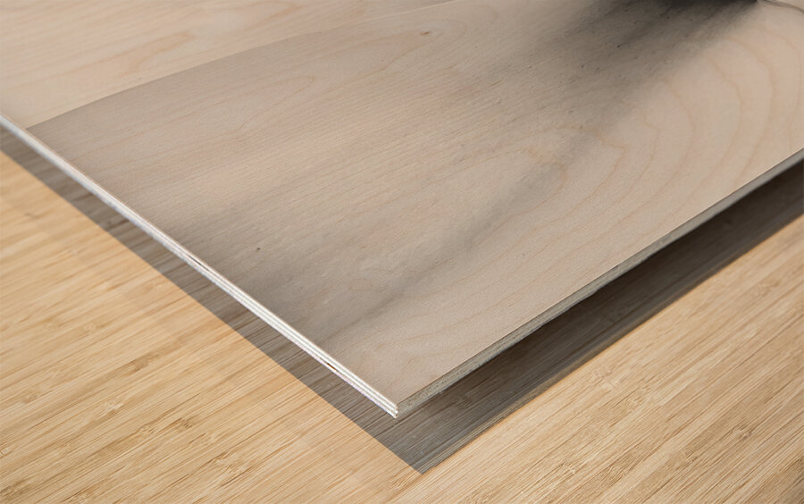 Ethereal Flower Wood print