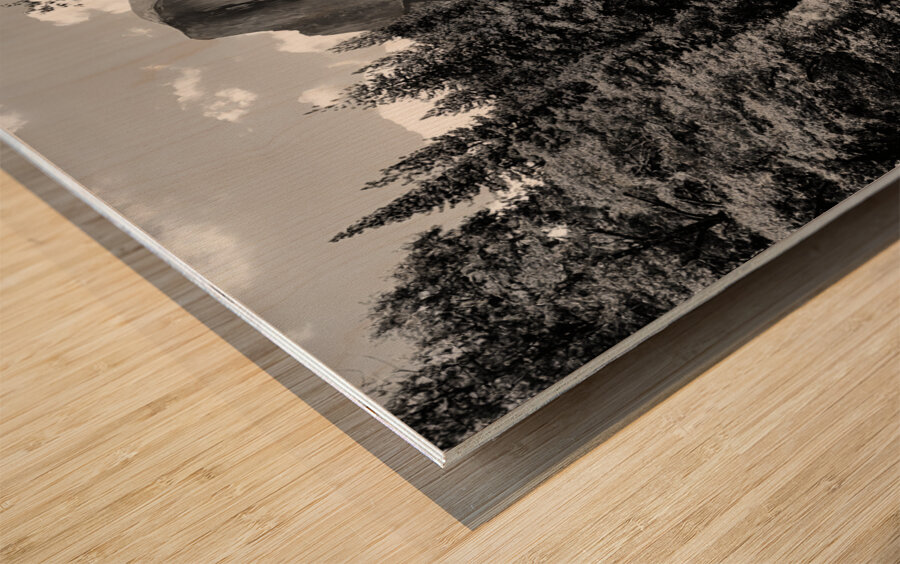 Classic Yosemite Wood print