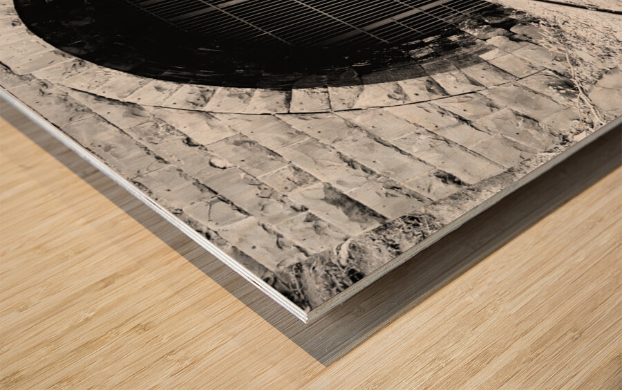 Railroad Tunnel Impression sur bois