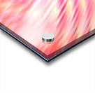 Abstract Pink and Yellow Motion Blur Acrylic print