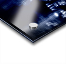 Dark Occult TV Effect with Blue Shadows Acrylic print