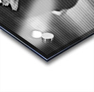 lonely woman reading in the evening room latest newspaper   reading breaking news Acrylic print