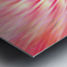 Abstract Pink and Yellow Motion Blur Metal print