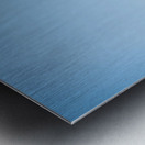 Rooftop steam pipe on cold winter Metal print