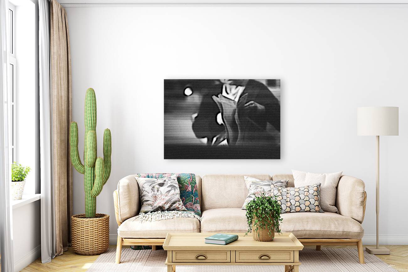 lonely woman reading in the evening room latest newspaper   reading breaking news Reproduction