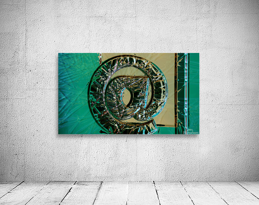 at sign or address sign the symbol in an E mail address Wall Preview