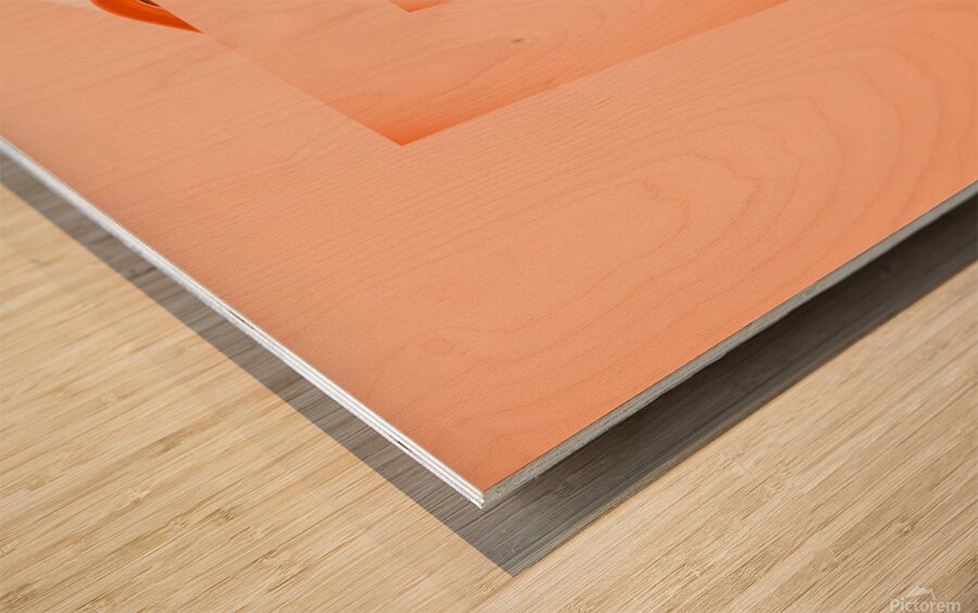 Temporal Spiral Grasp Wood print