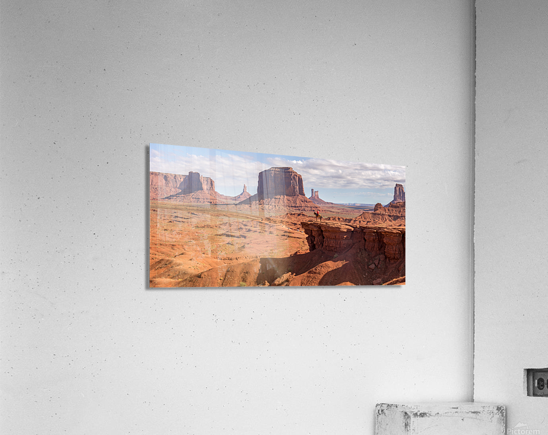 John Ford Point at Monument Valley Navajo Park in Utah-Arizona B