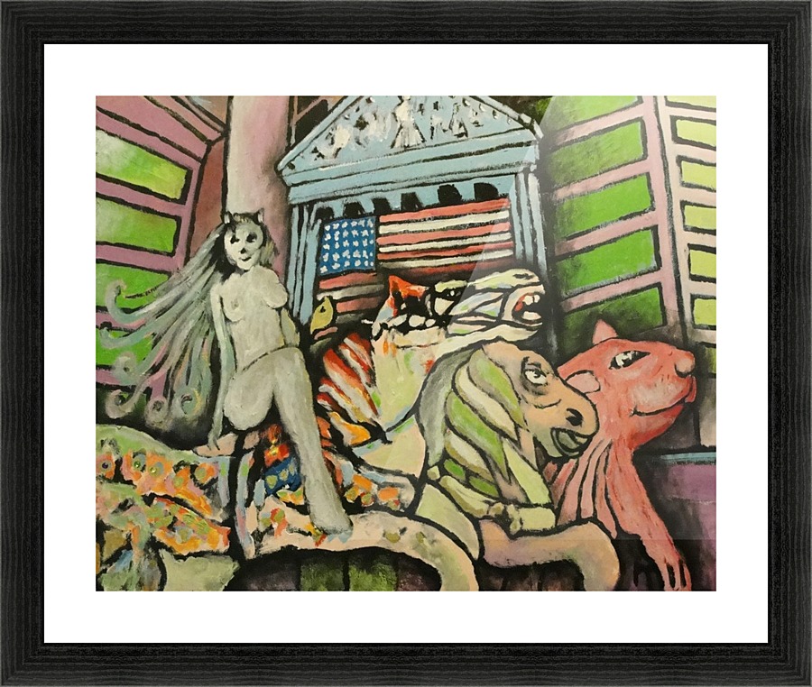 Occupy Wall Street Picture Frame print