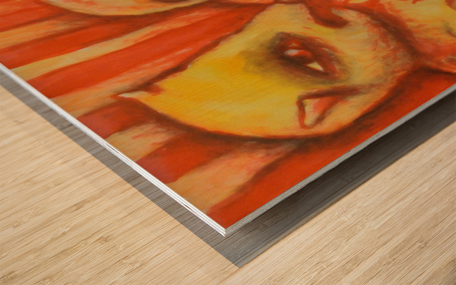 Lovers II Wood print