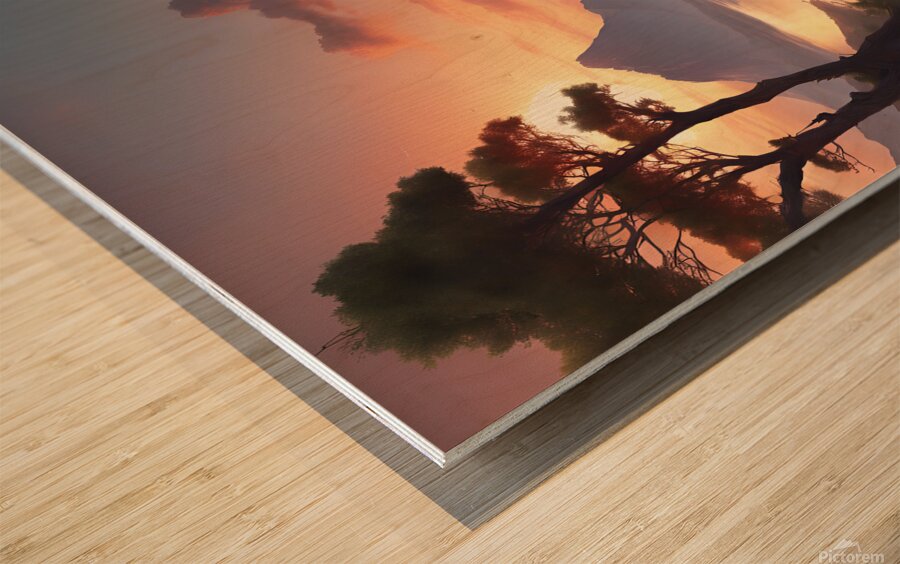 Twilight Majesty Wood print