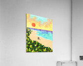 Golden Glow Acrylic Print