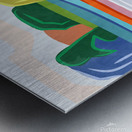 Pastel Sunset Over the Valley Metal print