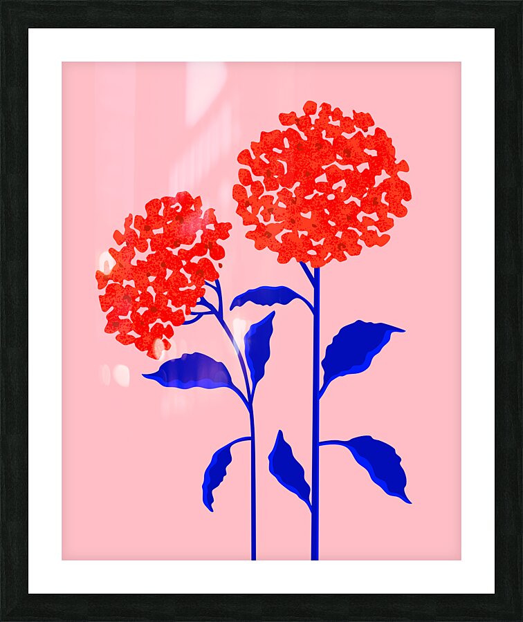 Orange Blossoms Picture Frame print