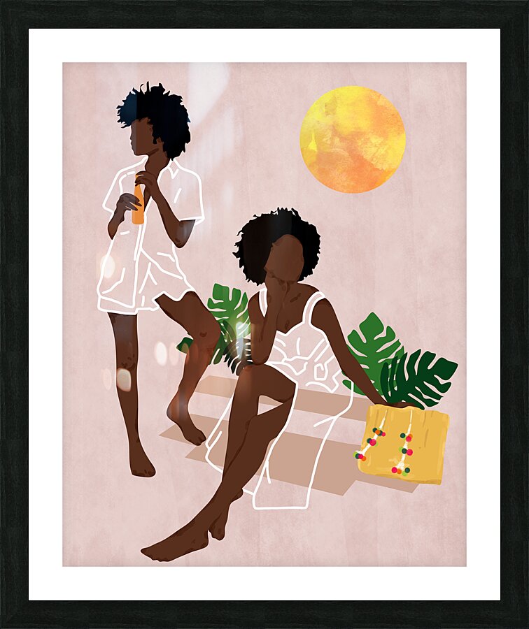 Sunlit Queens Picture Frame print