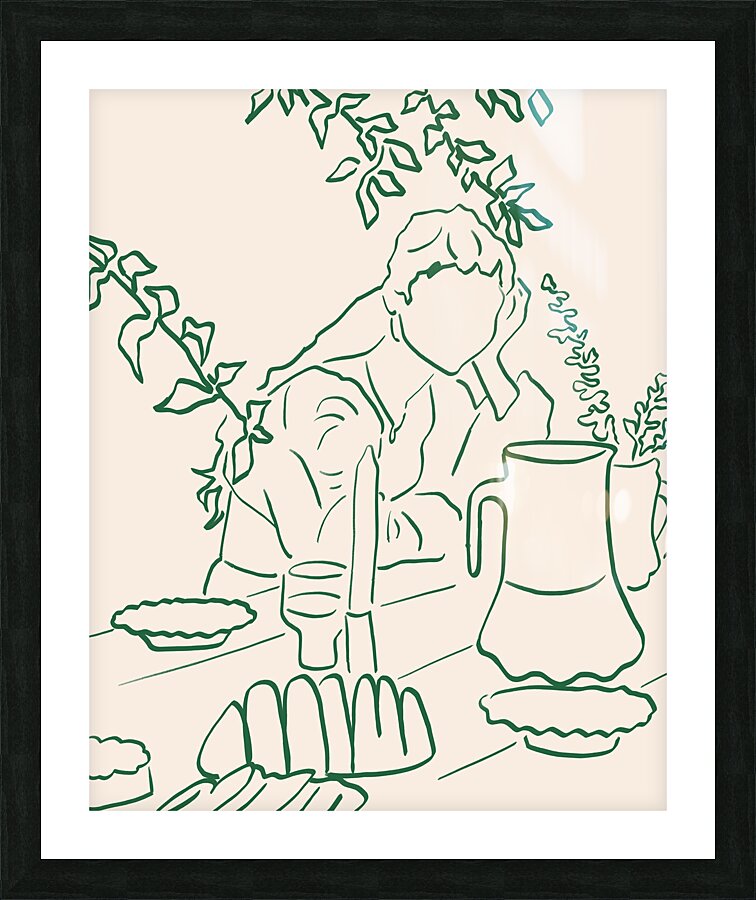 Quite Evening Picture Frame print