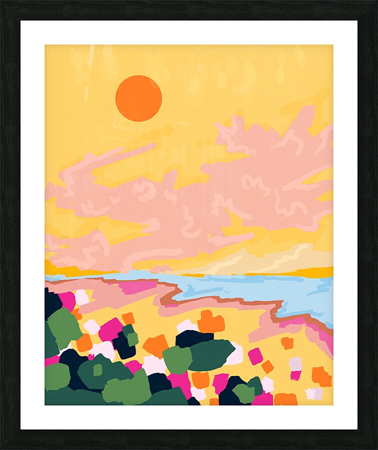 Suns Embrace Picture Frame print