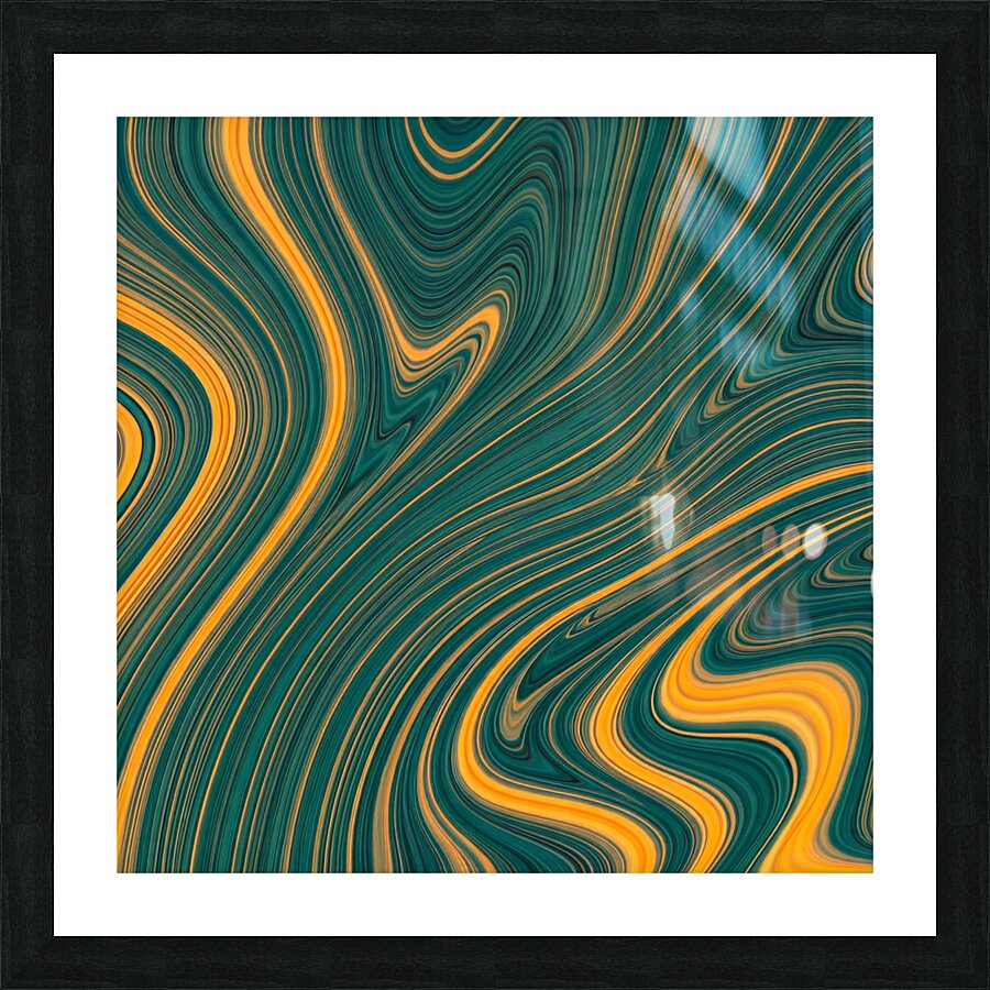 Swirls of Sunshine Picture Frame print