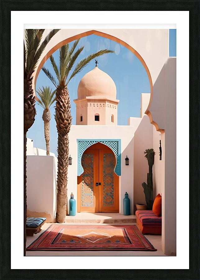 Bohemian Arches Picture Frame print