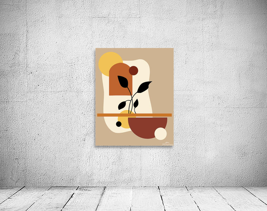 Geometric Modern Art Wall Preview