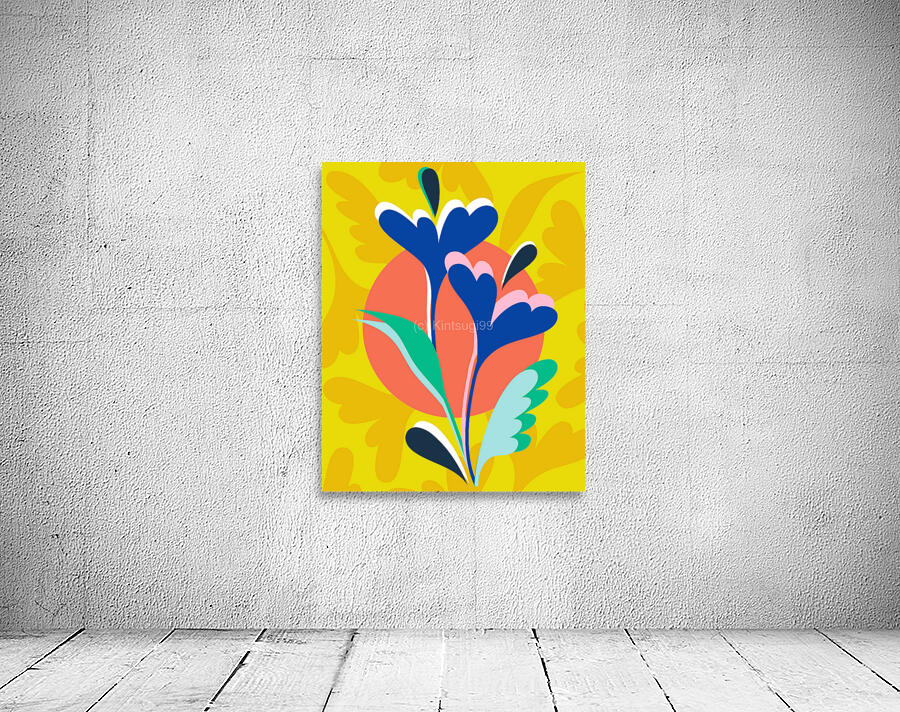 Floral Harmony Wall Preview