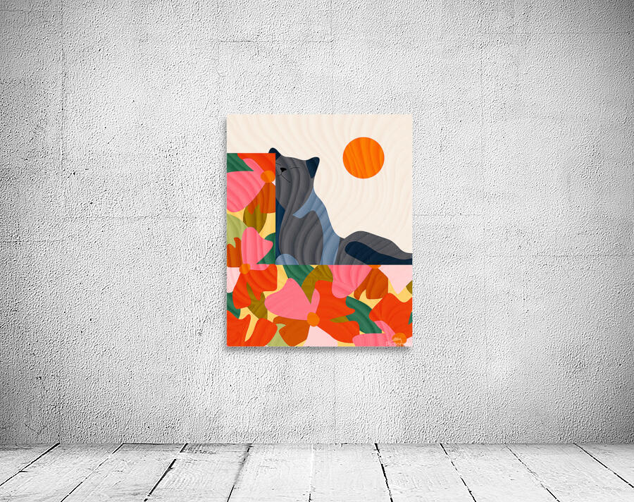 Sunny Garden Cat Wall Preview