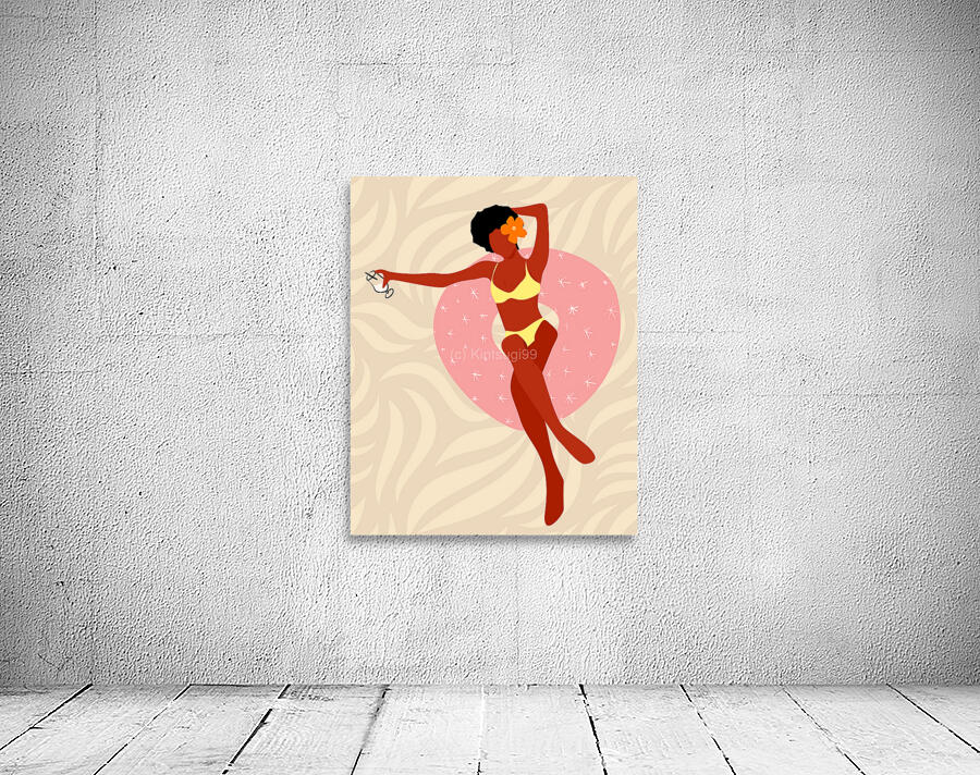 Lazy Pool Day Wall Preview