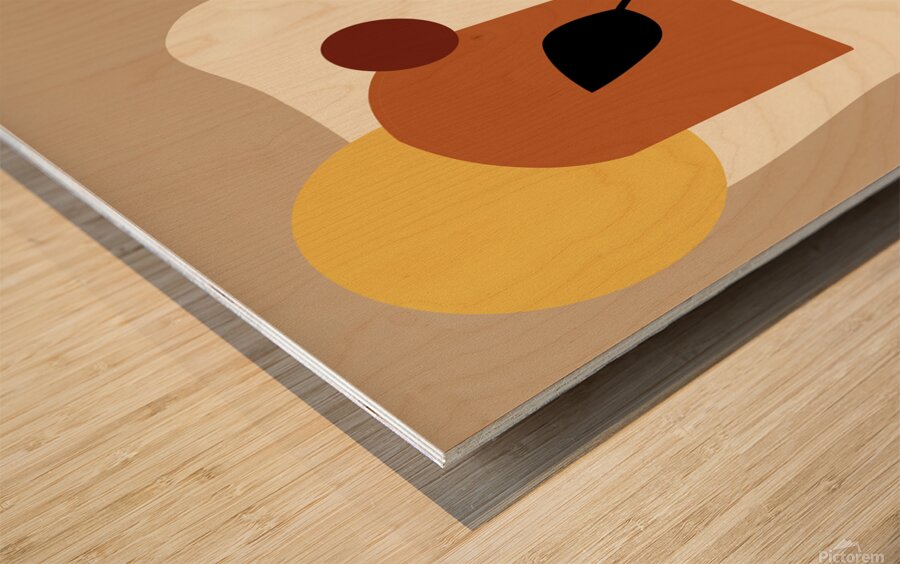 Geometric Modern Art Wood print