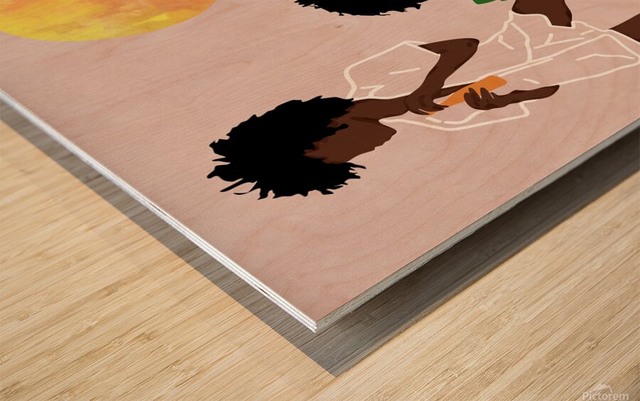 Sunlit Queens Wood print