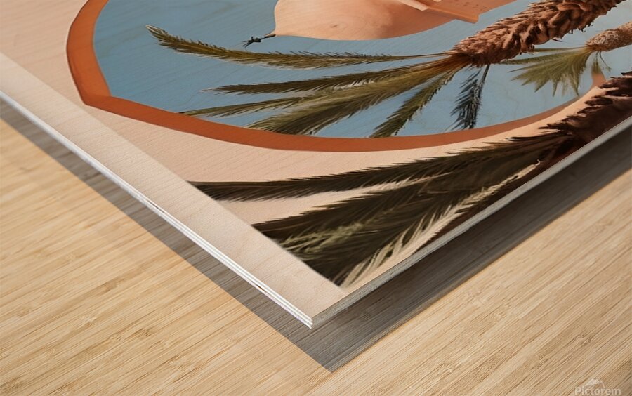 Bohemian Arches Wood print