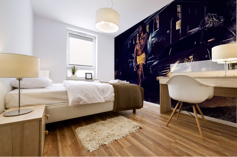 Midnight Walk Mural print
